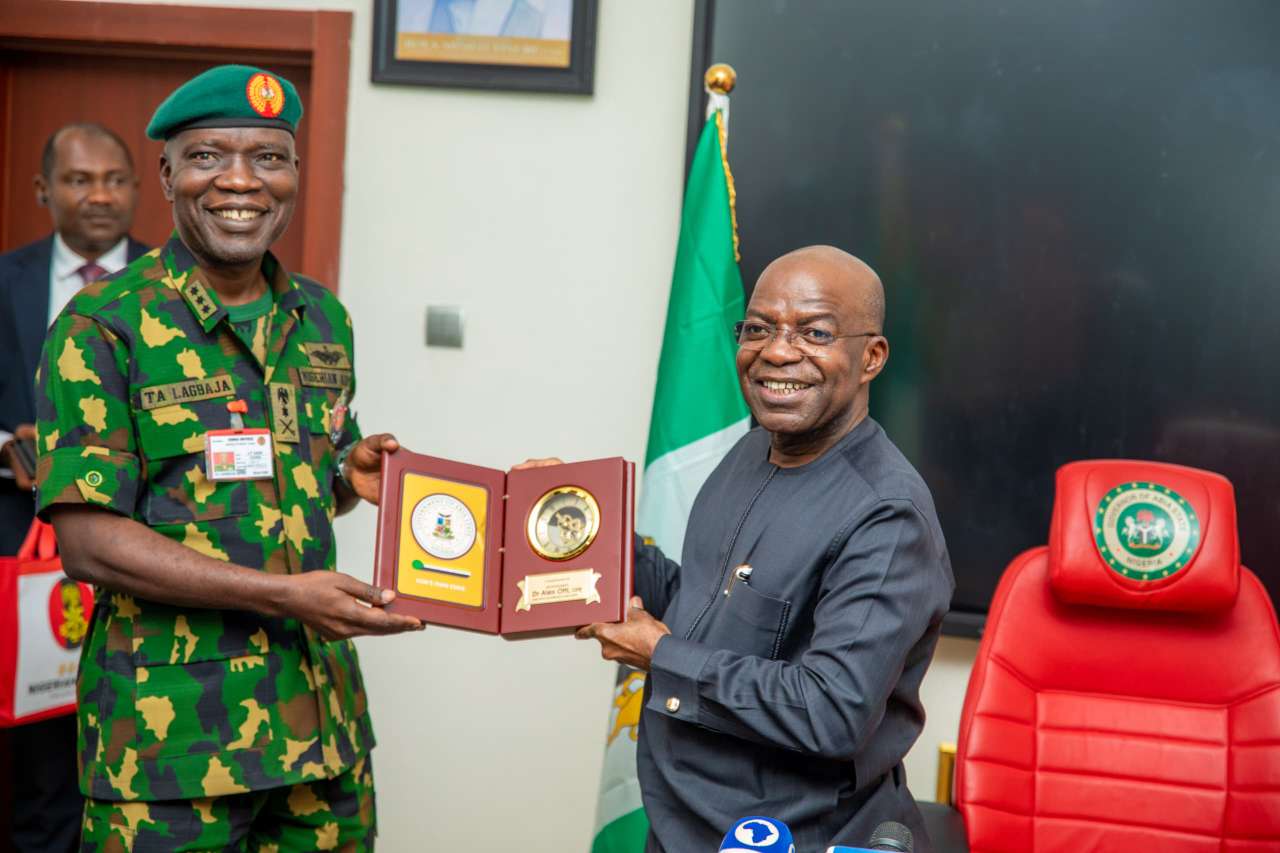 Gen Lagbaja applauds Gov Otti's leadership, says security has improved in Abia