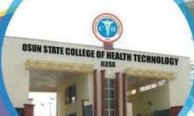 Crisis looms in Osun College of Health Technology over 'strange query letters to provost'