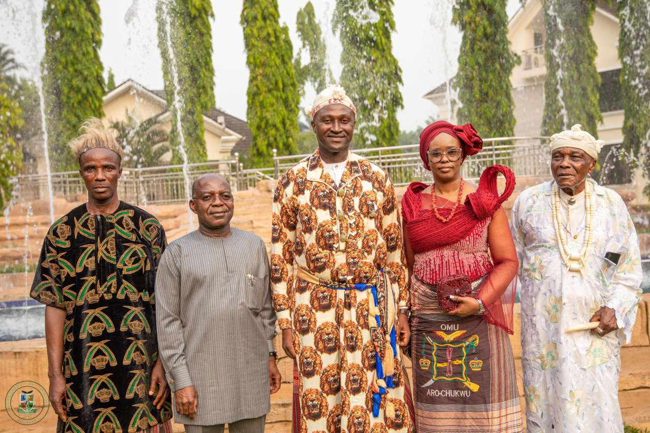 Be firm and courageous, unite your people, Gov Otti charges Eze Aro