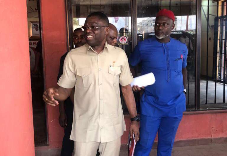 Edo 2024: Philip Shaibu arrives PDP headquarters, demands certificate of return