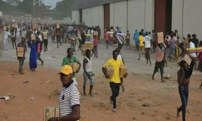Economic Hardship: Nigerians loot NEMA warehouse in Abuja