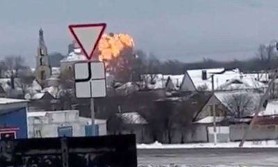 15 feared dead as Russian military cargo plane crashes