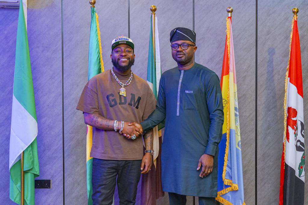 Davido pays visit to Interior Minister, Olubunmi Ojo