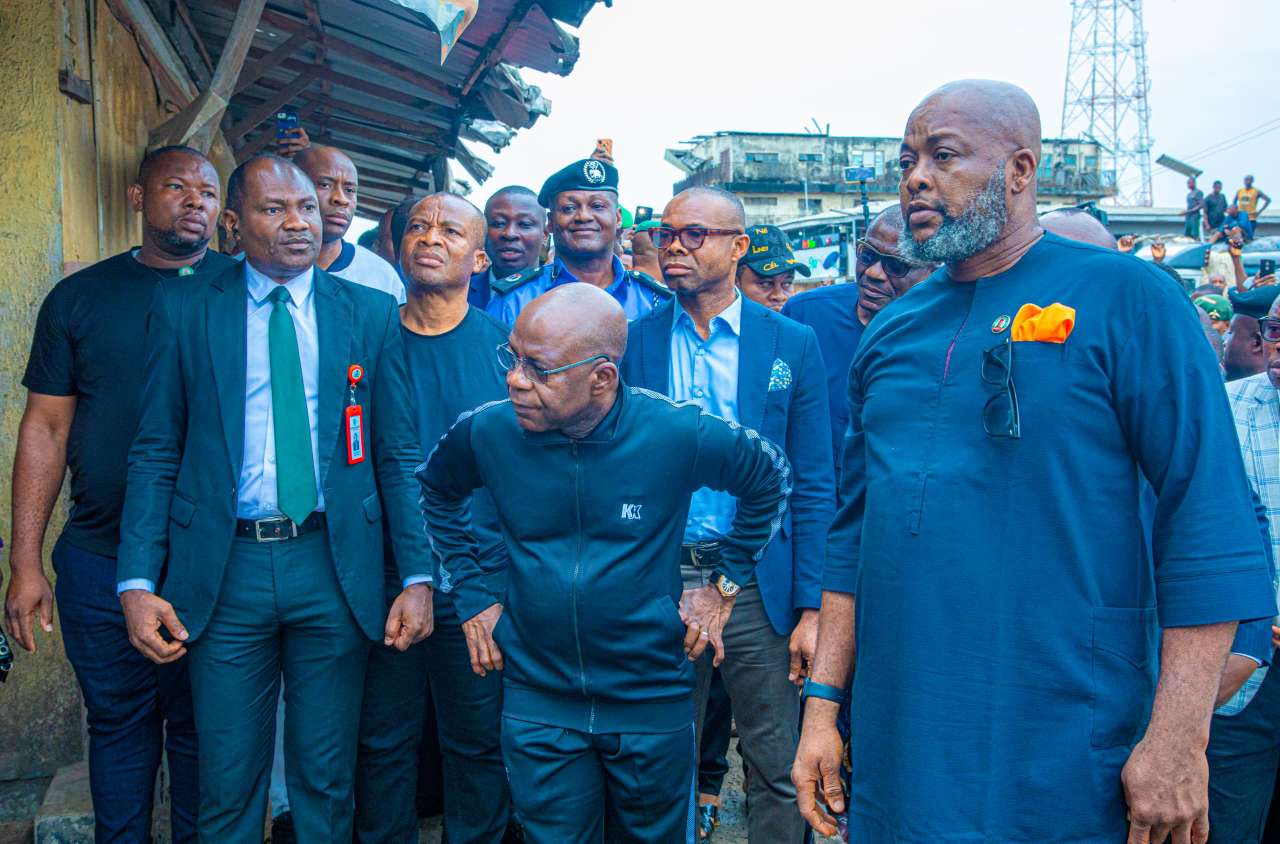 Gov Otti announces relocation of Milverton Road Aba Motor Parks after fire incident