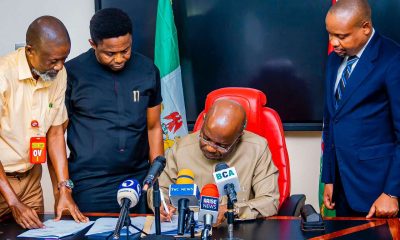JUST IN: Gov Otti signs law repealing pensions for ex-govs, deputies