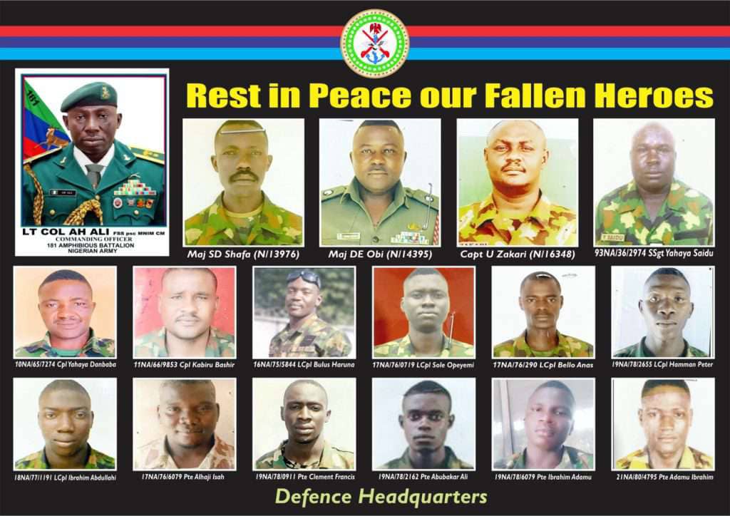Army vows to remain in creeks until killers of soldiers are arrested