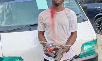 Lagos Police nab bus driver with pistols
