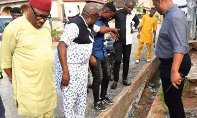 'Fake news,' Abia govt says newly constructed road in Aba not washed away by rain