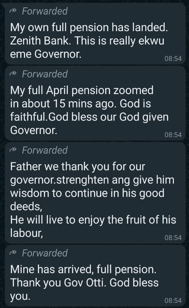 'Ekwu eme governor,' Abia pensioners hail Otti for paying full pension as promised