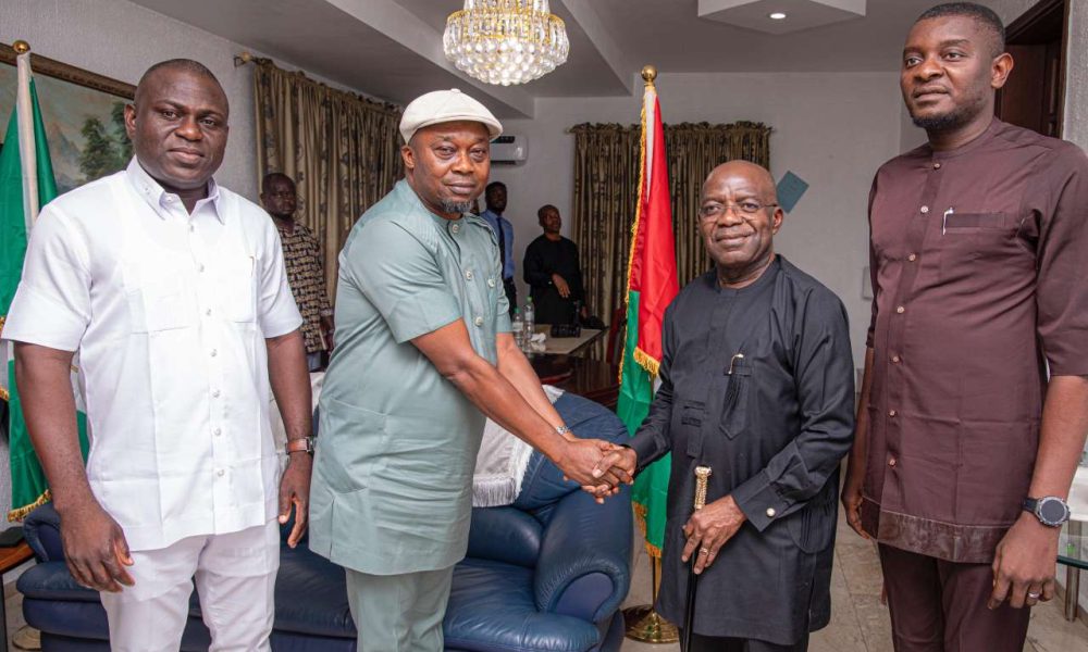 Two YPP house of assembly members defect to Labour Party, visit Gov Otti