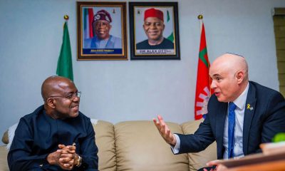 Israeli ambassador visits Abia, commends Gov Otti's quality leadership