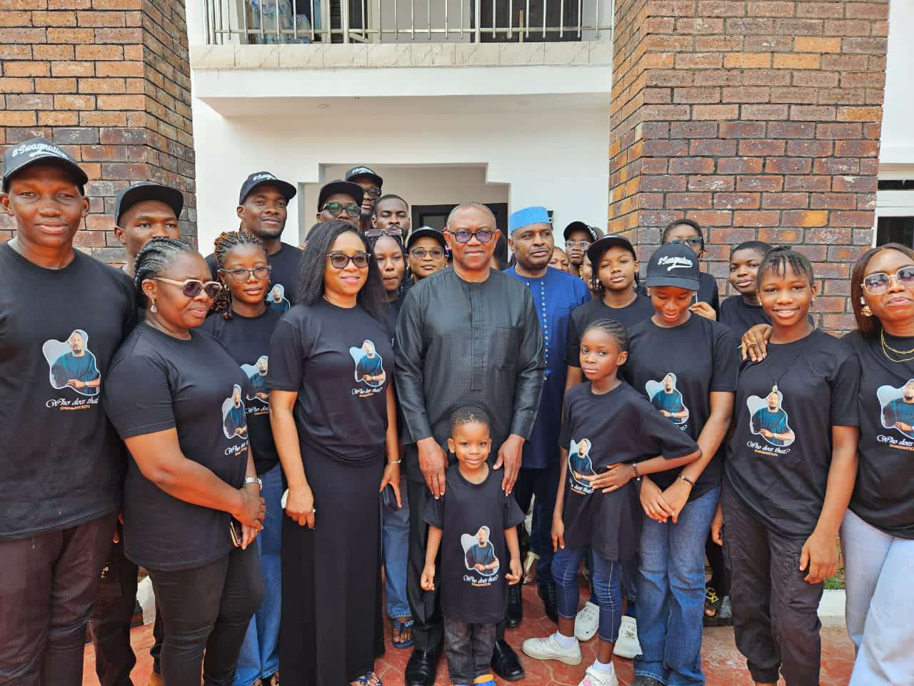 Peter Obi pays condolence visit to family of Junior Pope