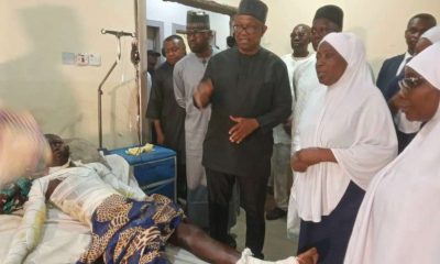 Peter Obi pays visit to victims of Kano mosque attack