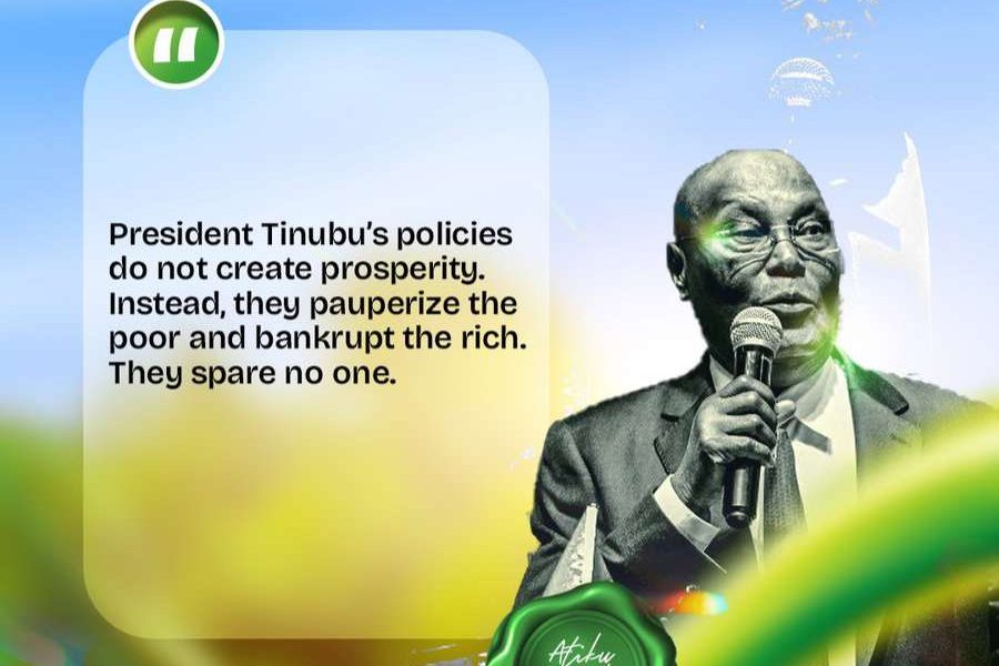 One year of Tinubu is a cocktail of trial-and-error economic policies, By Atiku Abubakar