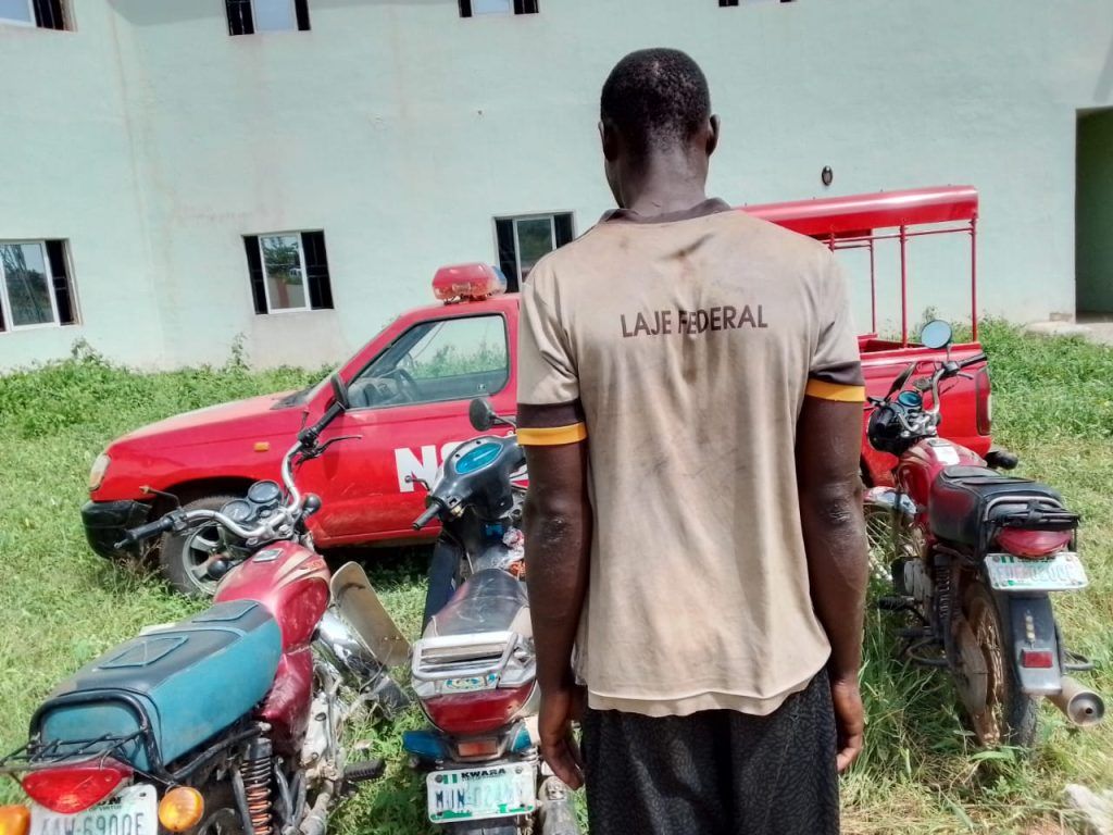 Osun NSCDC Nabs Serial Motorcycle Snatcher