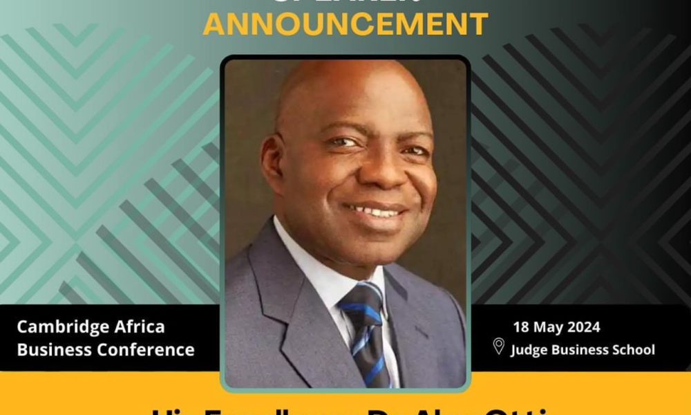 Gov Otti to speak at Cambridge University conference