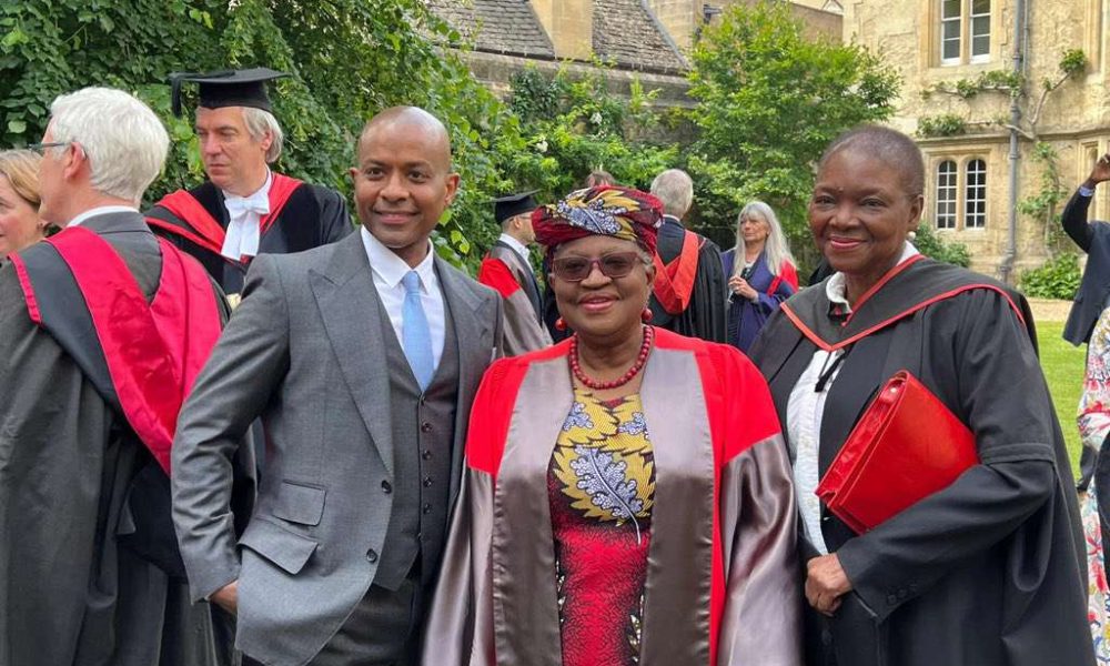 Oxford University confers honorary doctorate degree on Ngozi Okonjo-Iweala