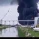 VIDEO: Fire incident at Dangote Refinery