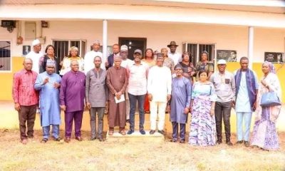The chairman of the governing council of Kogi State University Kabba, Prof. Sadiku, led a delegation of council members to pay a courtesy visit to the Honourable Commissioner for Education, Hon Wemi Jones FCIB.