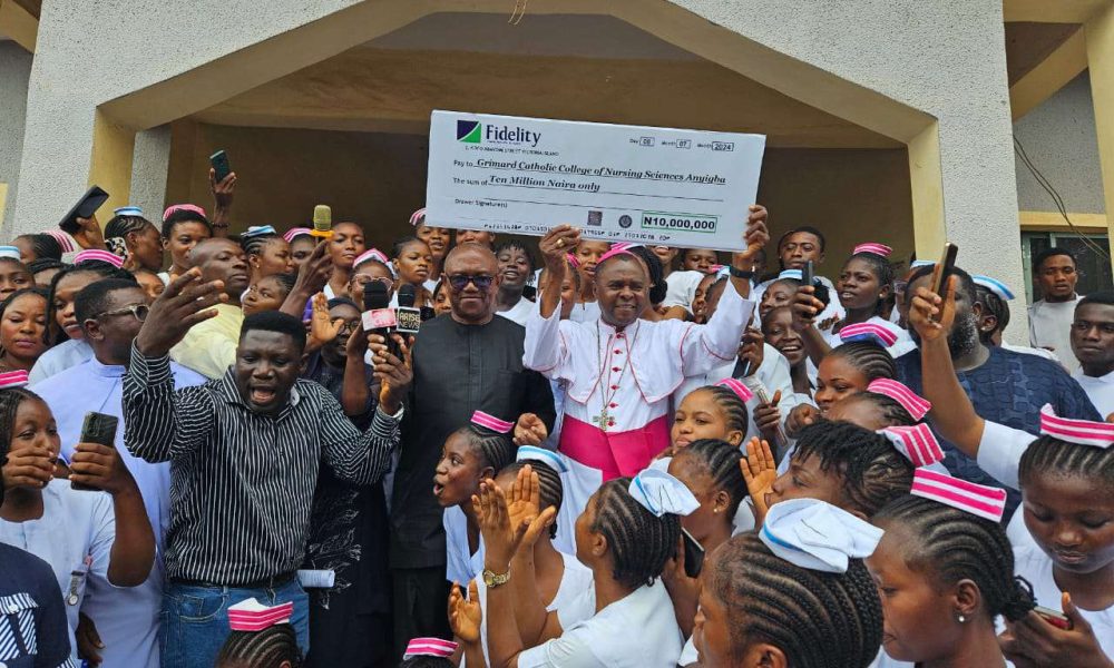 Peter Obi donates N10m to Kogi nursing college, calls for more healthcare investment