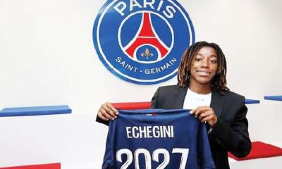 Excited Echegini vows to win trophies at PSG