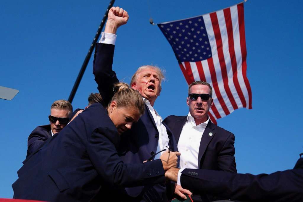 Gunman 'aims shot' at Donald Trump during Pennsylvania rally