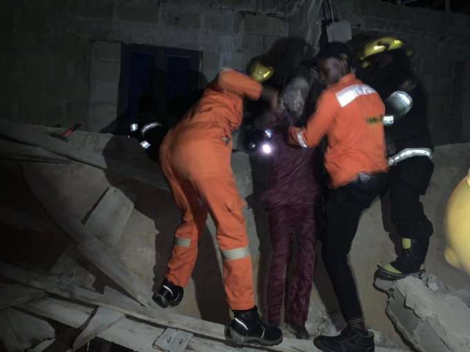Three workers die as building collapses in Lagos