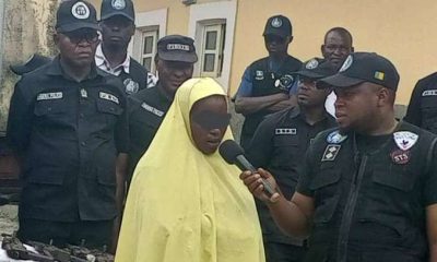 Woman, Hauwa Yusuf arrested with AK-47 hidden in garri sack