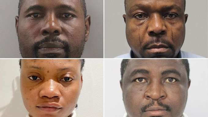 Four Nigerians jailed for marriage scam in UK