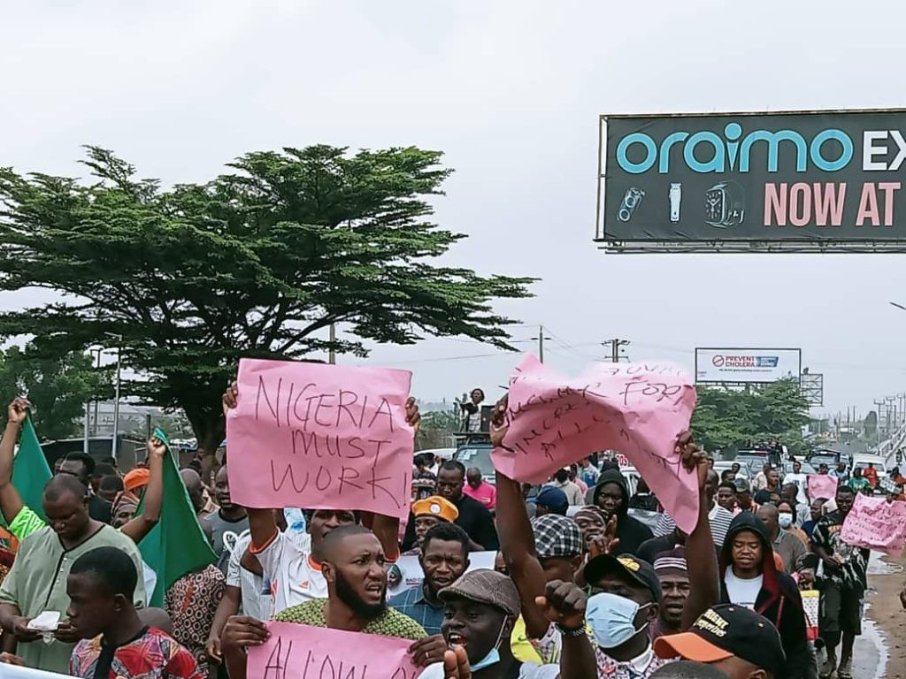 EndBadGovernance: Osun youths stage peaceful protest amid heavy security