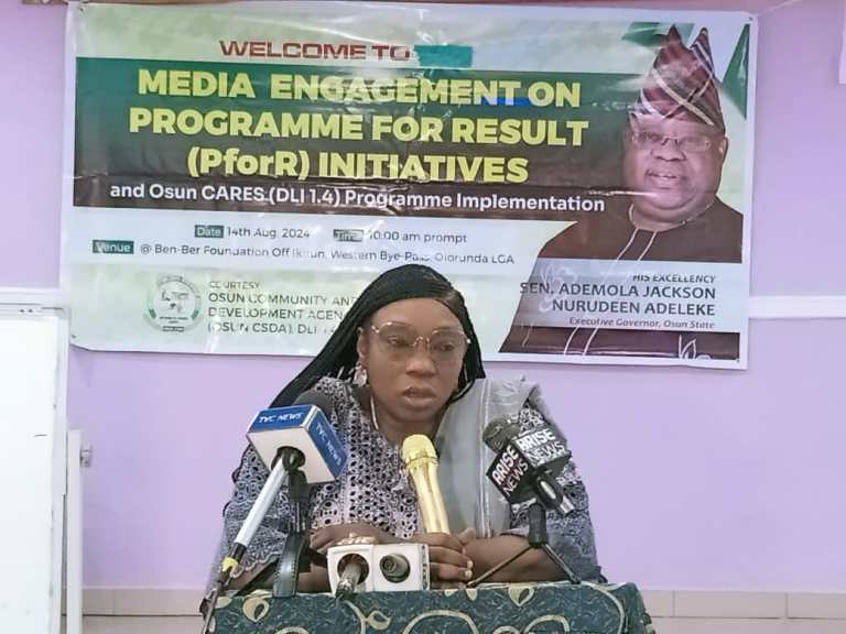 Osun CSDA seeks media support in its effort to develop the physically challenged