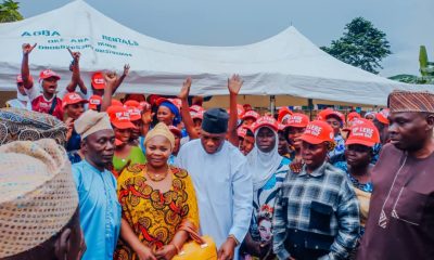 Sen. Oyewumi empowers farmers in Osun West, harps on need to return to farm