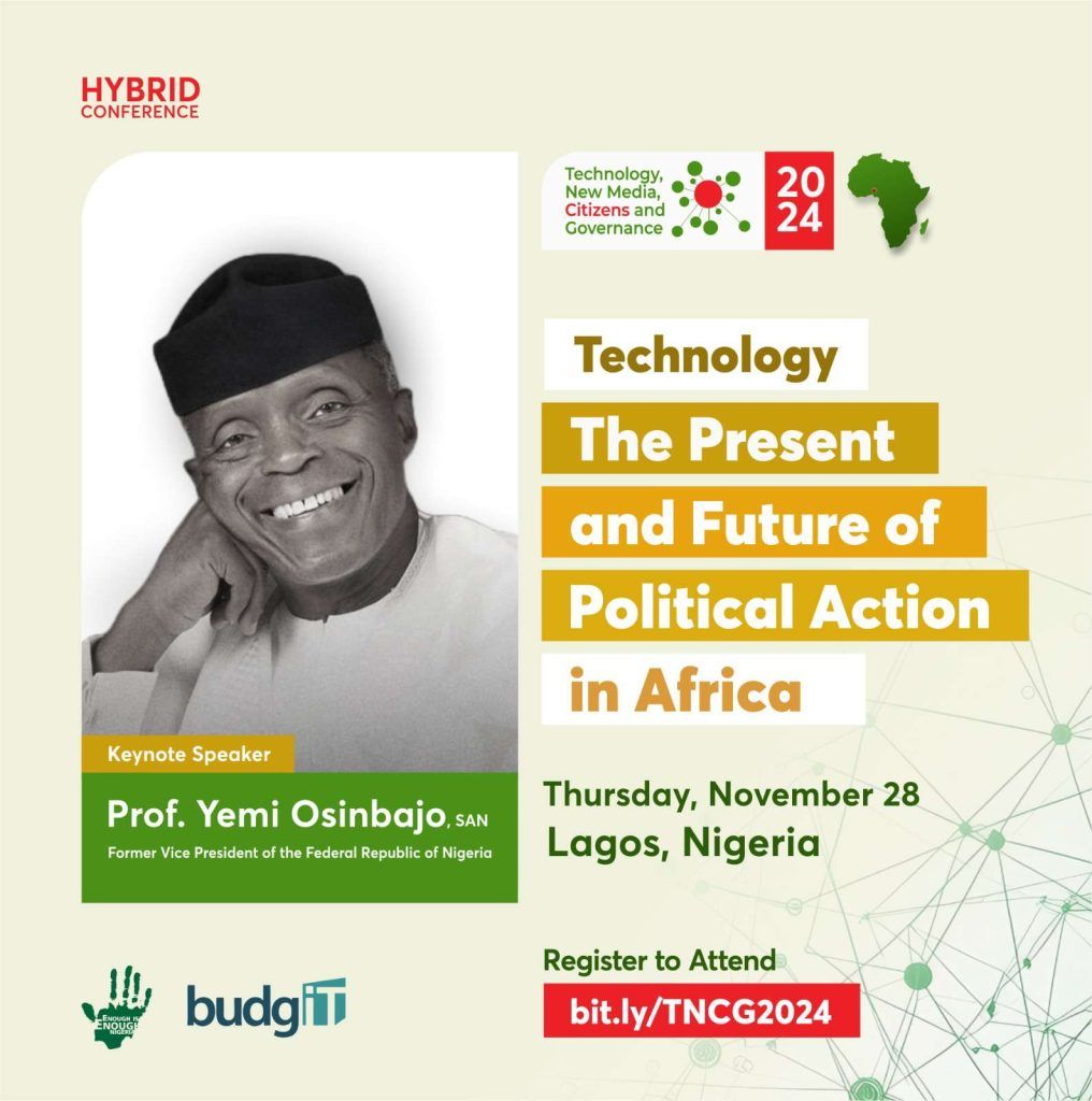 BudgIT, EiE Nigeria to host 6th conference on technology, new media, citizens and governance 