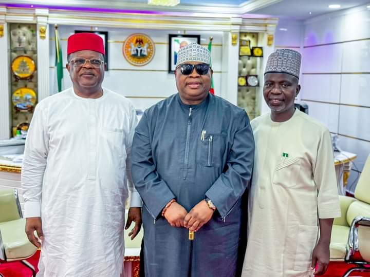 Gov Adeleke meets Umahi, seeks FG's intervention in federal roads in Osun