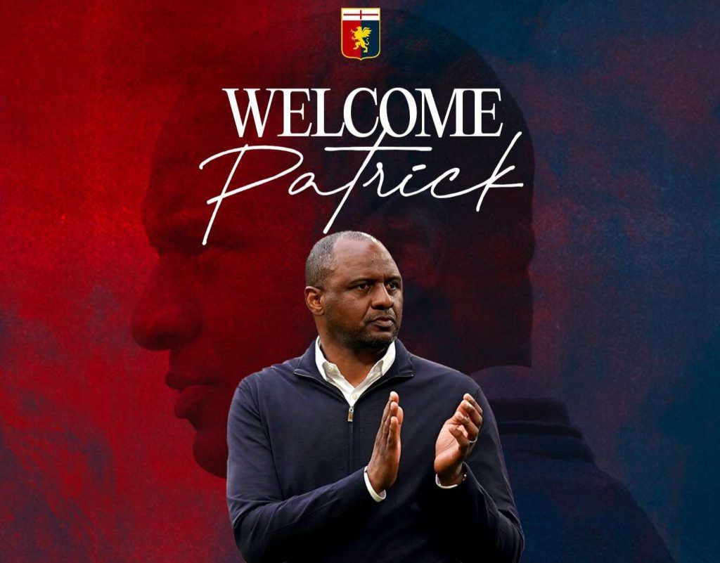Italian side, Genoa appoints Patrick Vieira new coach