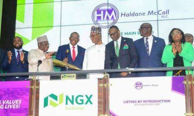 Stock market upbeat, gains N167bn as Haldane McCall lists on NGX