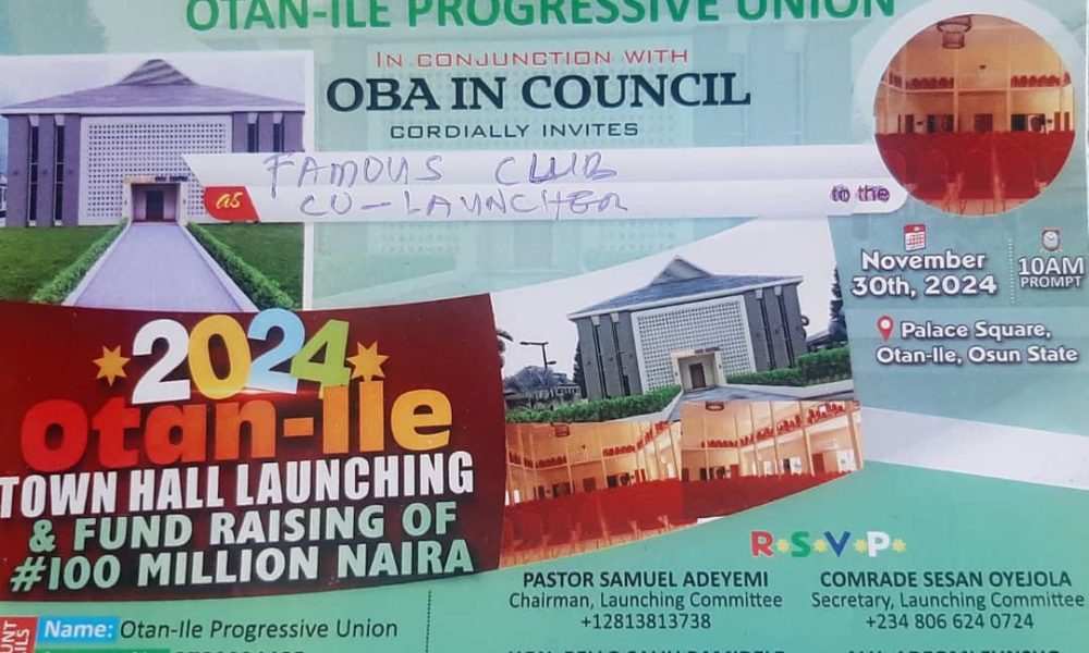 OPU to raise N100m for town hall renovation, development 