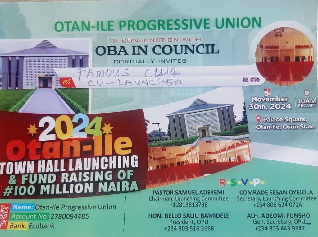 OPU to raise N100m for town hall renovation, development 
