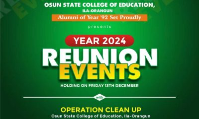 OSSCE Ila Alumni '92 class lines up activities for 2024 reunion event