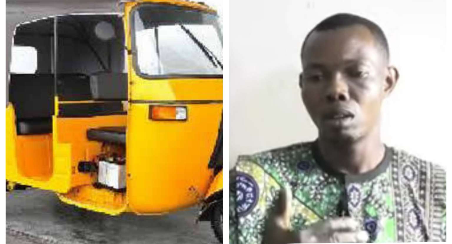 Abia Keke rider hailed for returning lost bag containing ₦470,000, Laptop, other valuables