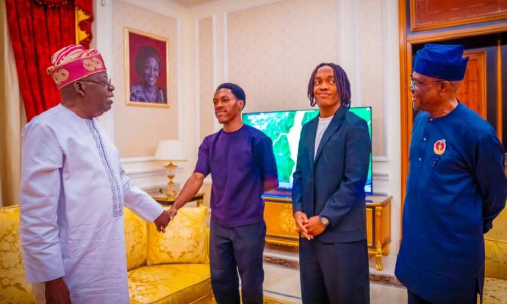 Wike takes sons to pay Christmas homage to Tinubu