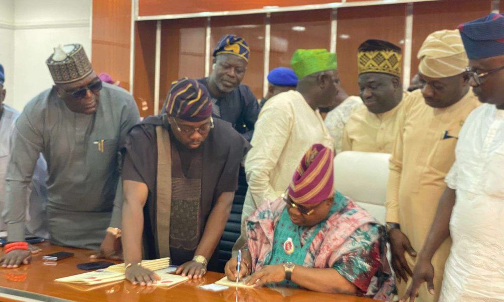 Osun gov, Adeleke signs N427bn 2025 budget into law
