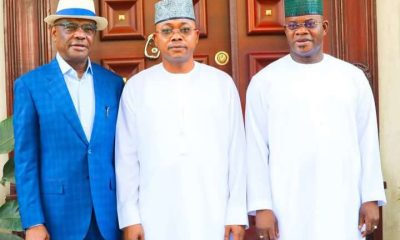 Yahaya Bello, Ododo visit Wike in Abuja