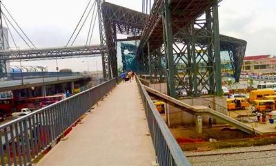 Lagos closes Oshodi pedestrian bridge over safety considerations