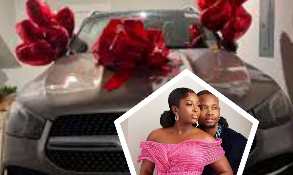 Yhemolee gifts wife Thayour, Mercedes Benz after birth of their child 