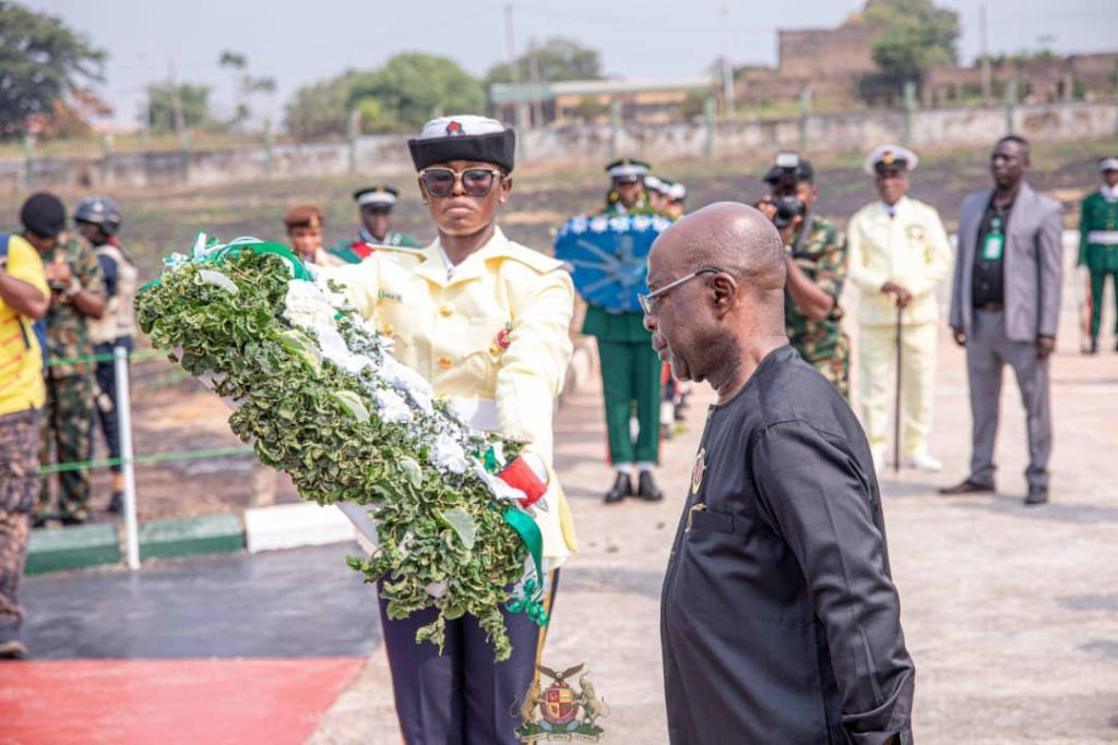 Otti urges Nigerians to reject extremism, honours fallen heroes at Armed Forces Remembrance Day