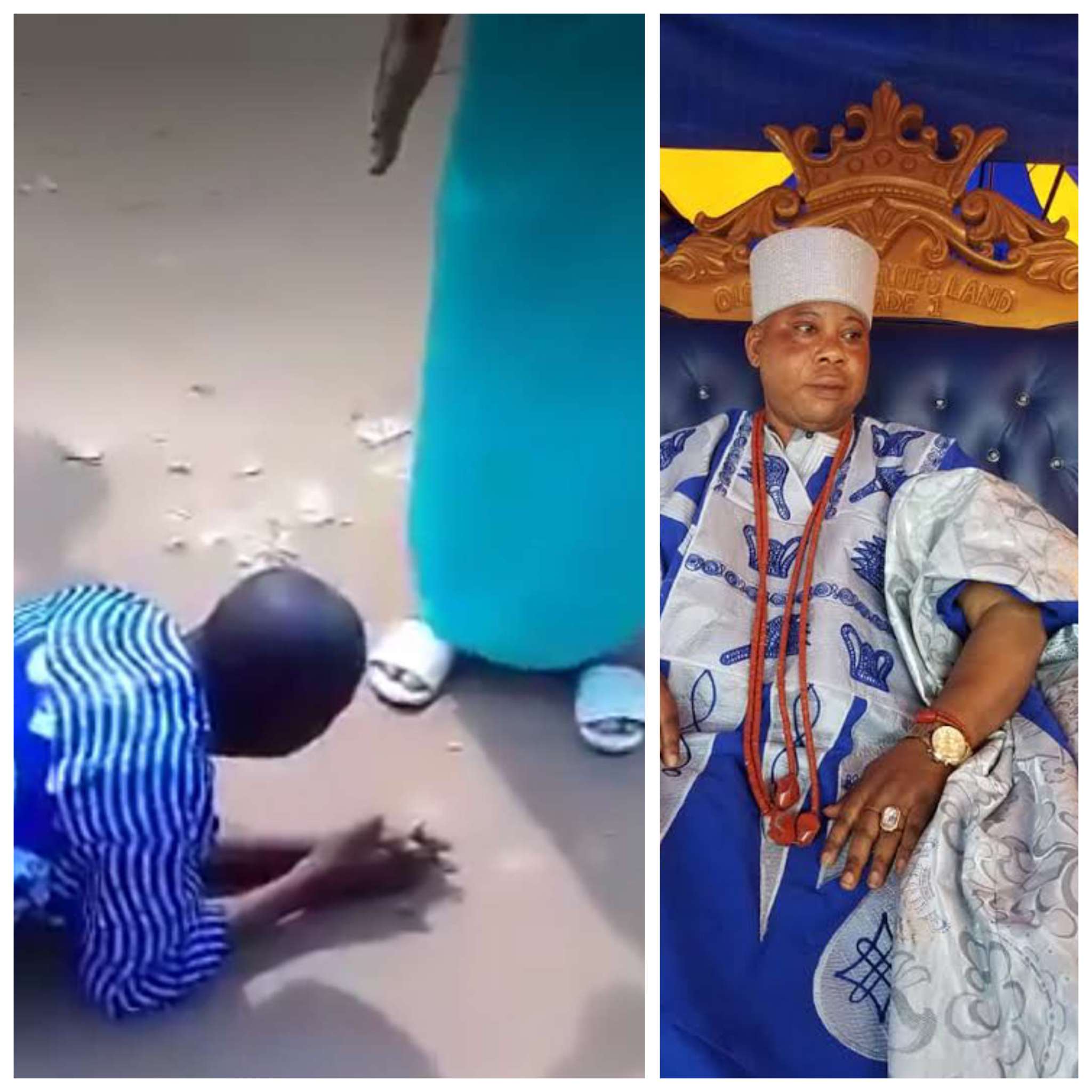 Ogun monarch in viral abuse video suspended, interrogated by police
