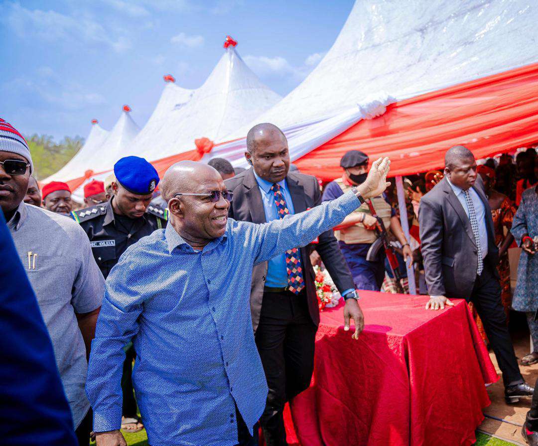 Otti flags off reconstruction of Omenuko Bridge, restates resolve to rebuild abandoned projects