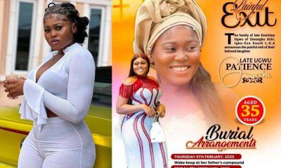 Let Nollywood Actress Pat Ugwu for burial February 7