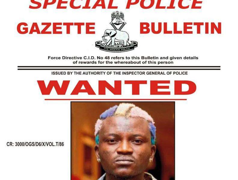 Police declare singer Portable wanted for assaulting Ogun officials